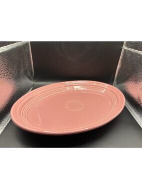Fiesta Ware Oval Serving Platter Pink by HOMER LAUGHLIN